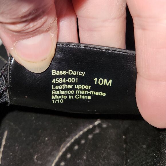 Bass Women Black Leather Loafer - Picture 8 of 8